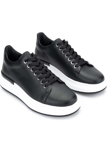 Erkek Hakiki Deri Siyah Sneakers & Spor Ayakkabı 381 19669 Erk Ayk Y24 Sıyah fiyatları