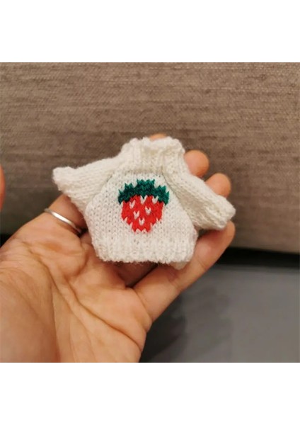 Kırmızı Tarzı Oyuncak Bebek Giysileri Peluş Kolye Kazak Noel Giysileri Kolye Oyuncak Bebek Giysileri Domuz Kardeş Kafa Vücut Aksesuarları Uygun 10 cm Kolye (Yurt Dışından)