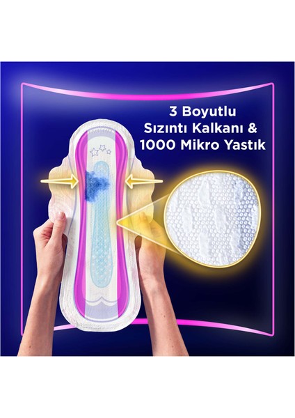 Platinum Gece Ekstra Hijyenik Ped 10 Adet Ekonomik Paket
