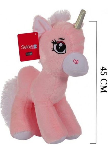 Sevimli Unicorn Pony At Peluş Oyuncak Büyük Boy 45 cm