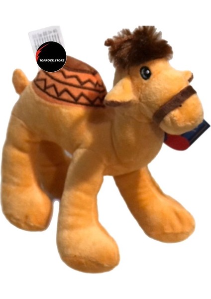 Sevimli Deve Peluş Oyuncak 25 cm Hediyelik Uyku Arkadaşı Organic Kumaş
