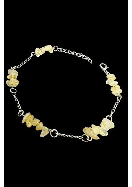 Sertifikalı Sitrin Doğal Taş El Yapımı Tasarım Bileklik modelleri