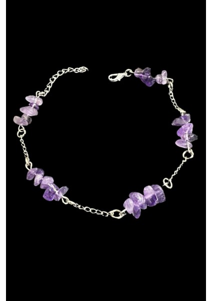 Sertifikalı Ametist Doğal Taş El Yapımı Tasarım Bileklik fiyatları