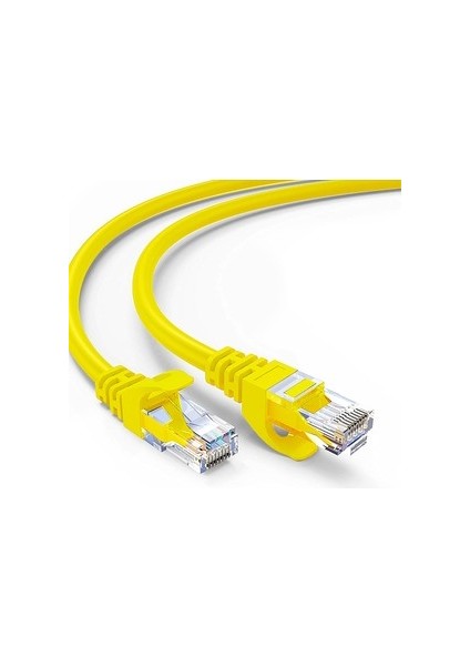 Cat6 Kablo 1 Metre Sarı