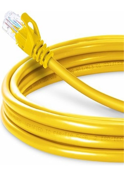 Cat6 Kablo 1 Metre Sarı