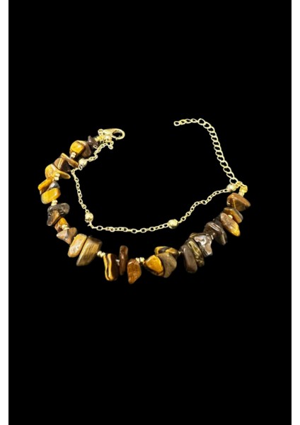 Sertifikalı Kaplan Gözü Doğal Taş Bileklik Özel Tasarım