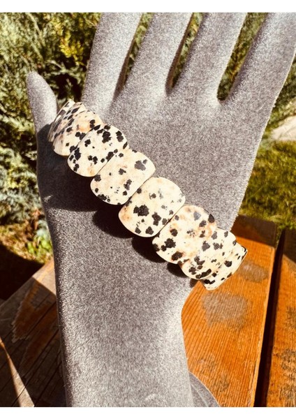 Sertifikalı Doğal Dalmaçyalı Jasper Taşı Özel Kesim Rolex Bileklik Aaa Kalite fiyatları