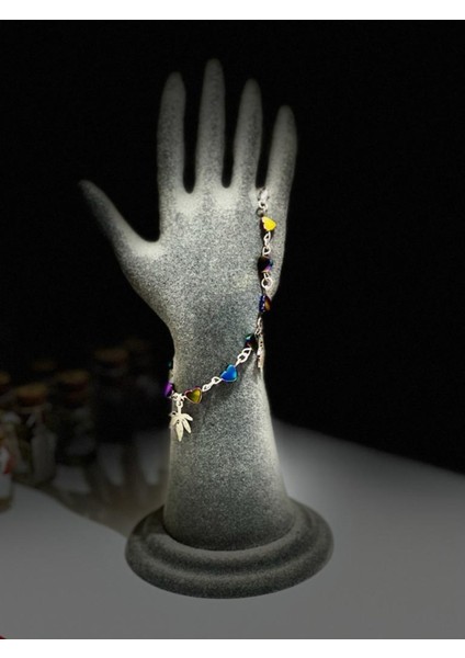 Sertifikalı Hematit Doğal Taş Bileklik & Halhal Özel Tasarım fırsatları