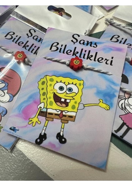 El Yapımı Fimo Karekterli Özel Kartlı Bileklik Sürpriz