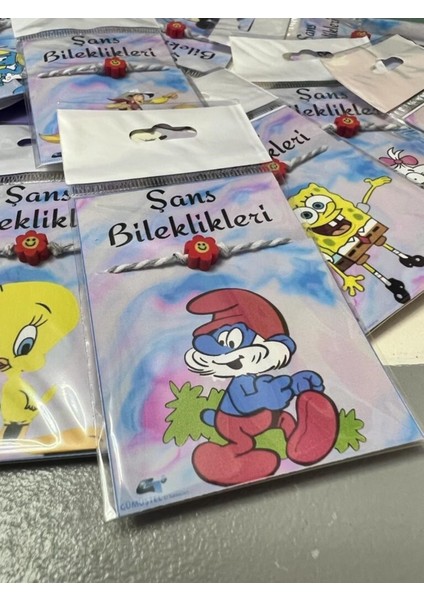 El Yapımı Fimo Karekterli Özel Kartlı Bileklik Sürpriz fiyatları