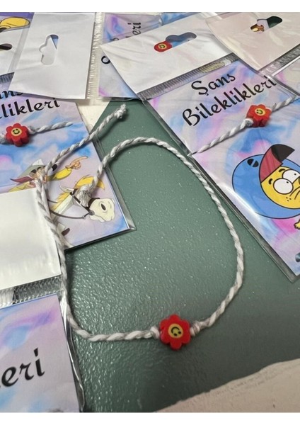 El Yapımı Fimo Karekterli Özel Kartlı Bileklik Sürpriz modelleri