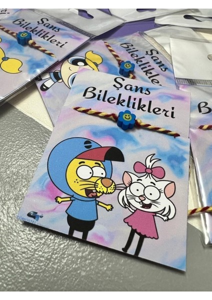 El Yapımı Fimo Karekterli Özel Kartlı Bileklik