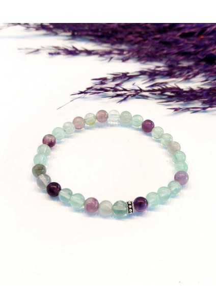 Sertifikalı Florit Doğal Taş Bileklik 6 mm fiyatları