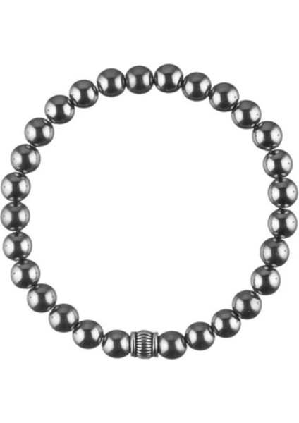 Sertifikalı Terahertz Doğal Taş Bileklik 6 mm fiyatları