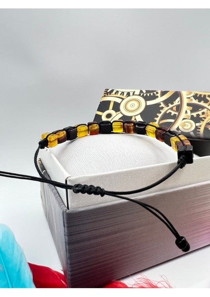 Sertifikalı Kehribar Bileklik Küp Kesim Aaa Kalite Asansörlü Kilit Sistemi fırsatları