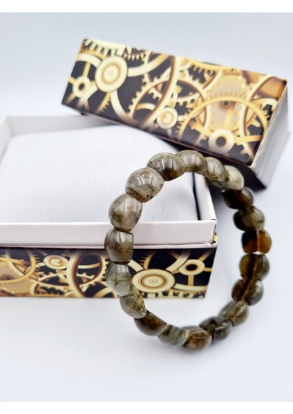 Sertifikalı Labradorit Doğal Taş Rolex Bileklik Aaa Kalite modelleri