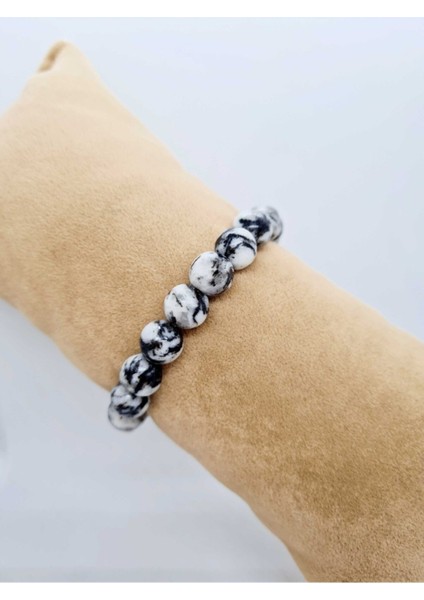 Sertifikalı Jasper Doğal Taş Bileklik 10MM