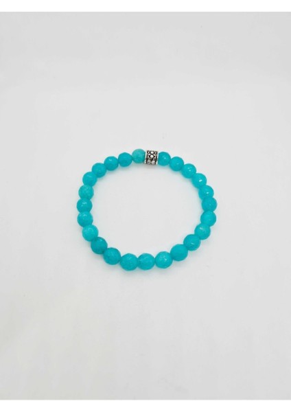 Sertifikalı Amazonit Taşı Bileklik Orijinal Doğal Taş 8mm fiyatları