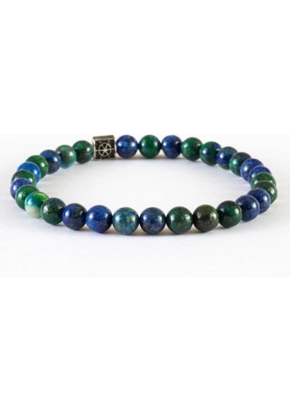 Sertifikalı Doğal Taş Orijinal Azurit Bileklik