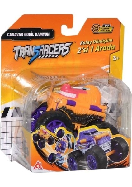 Mega Transracers Monster Dönüşen Arabalar Canavar Gergedan