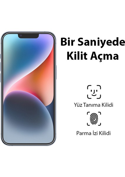iPhone 15 Plus Uyumlu Full Hd Tempered Cam Ekran Koruyucu