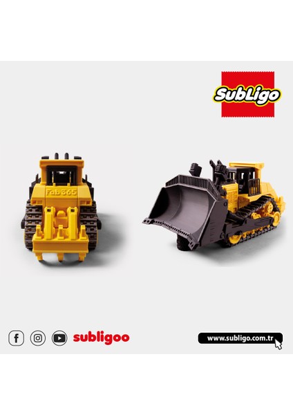 Iş Makinelerı Serisi Kar Küreme Dozeri Model Oyuncak
