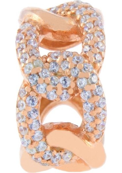 925 Ayar Gümüş Zirkon Taşlı Örme Kıkırdak Küpe fiyatları