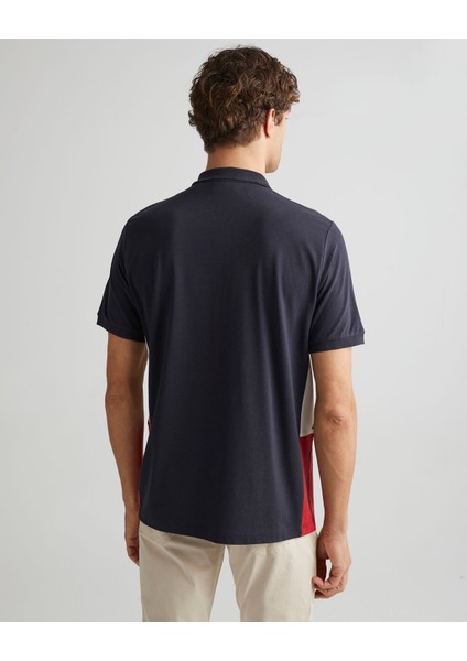 Erkek Lacivert Regular Fit Renk Bloklu Polo 2424124T.433 fiyatları