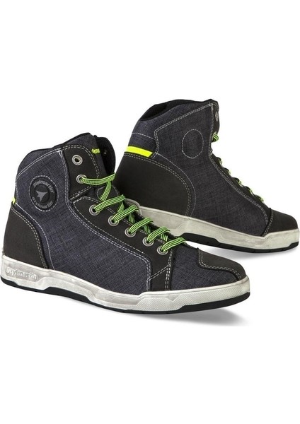 Kansas Wp Sneakers Motosiklet Botu Kısa Mavi