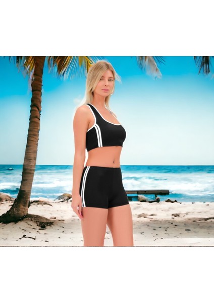 Şortlu Modelli Yüzücü Bikini fiyatları