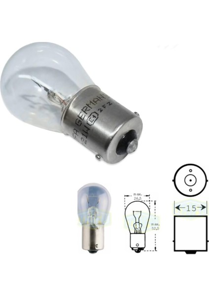 12V 21W Tek Duy Sinyal Ampulü Trifa 10'lu Paket 00381 fiyatları