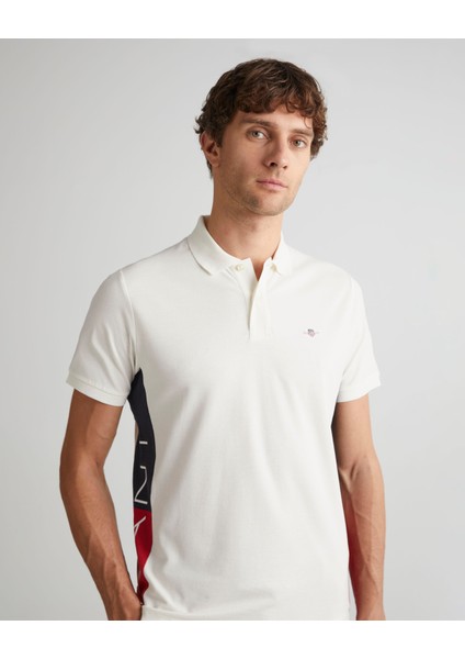 Erkek Krem Regular Fit Renk Bloklu Polo 2424124T.113