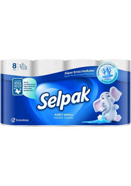 Kağıt Havlu 8'li