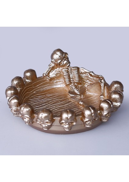 Skull Dekoratif Obje Vizon