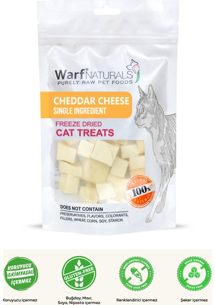 Freeze Dried Kedi Ödül Maması - Cheddar Peyniri