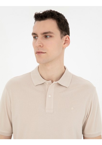 Erkek Taş Slim Fit Basic Tişört 50280754-VR049