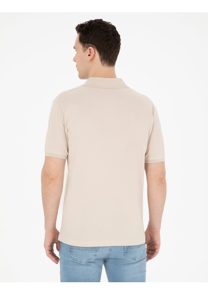 Erkek Taş Slim Fit Basic Tişört 50280754-VR049