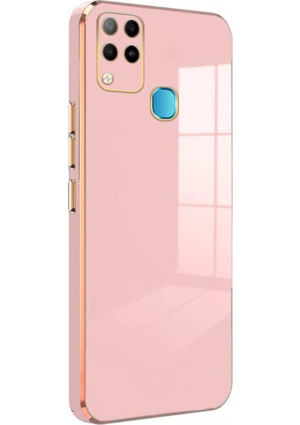 Infinix Hot 10T Kılıf Kamera Korumalı Bark Lazer Kapak