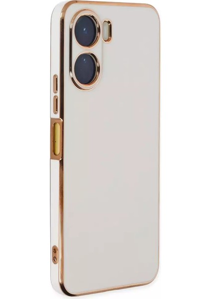 Vivo Y16 Kılıf Kamera Korumalı Bark Lazer Kapak