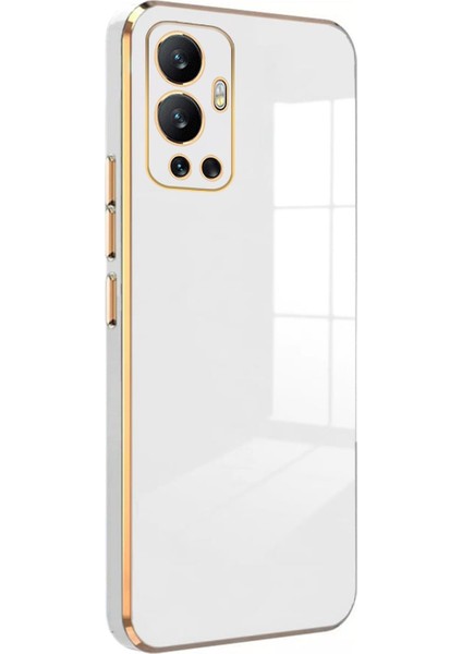Infinix Hot 12 Kılıf Kamera Korumalı Bark Lazer Kapak