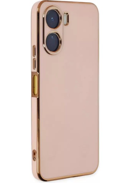 Vivo Y16 Kılıf Kamera Korumalı Bark Lazer Kapak