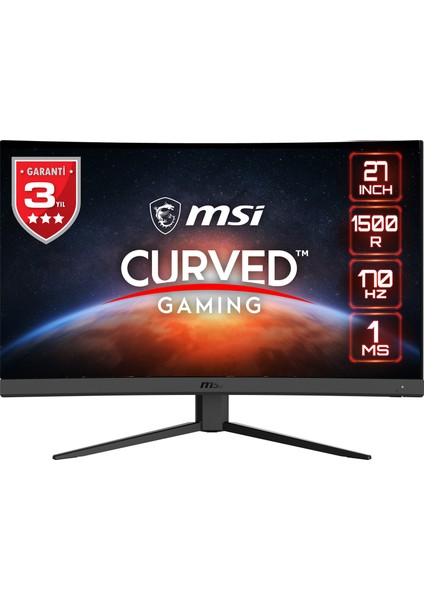 27" G27CQ4 E2 2560x1440 (WQHD) CURVE 1500R VA 170HZ 1MS ADAPTIVE-SYNC  GAMING MONITOR