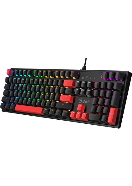 S510R Siyah, Q Türkçe Fn-Multimedya, Mekanik Rgb, Bmls, Ekstra 9 Adet Siyah Tuş Başlığı Gaming (Oyuncu) Klavye