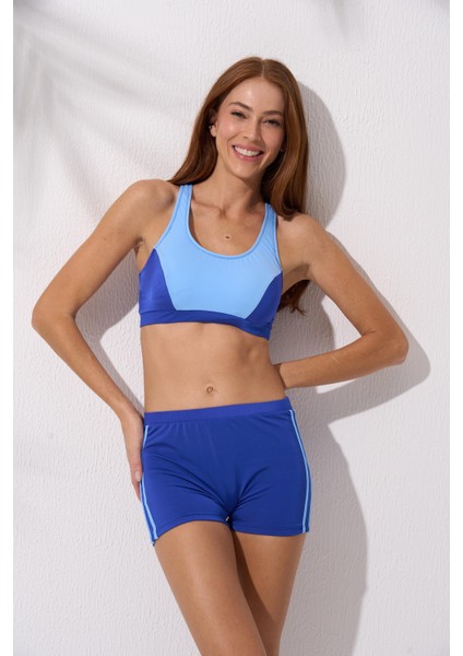 Şortlu Yüzücü Bikini Takımı 241277-YS