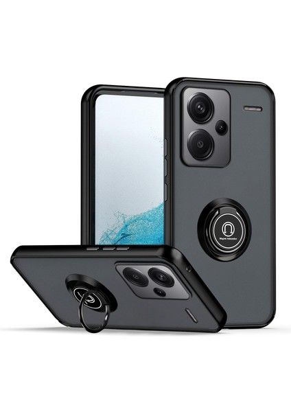 Xiaomi Redmi Note 13 Pro Plus Kılıf Mat Montreal Yüzüklü Spot Kapak