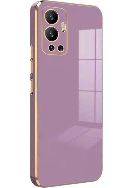 Infinix Hot 12 Kılıf Kamera Korumalı Bark Lazer Kapak