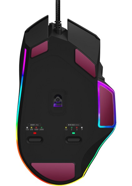 W95 Max Siyah, 12.0000 Cpı Sensör, Rgb, 9 Tuşlu, Metal Ayaklı, Ultra Core 3&4 Aktifgaming (Oyuncu) Mouse