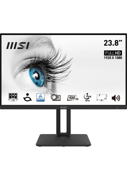 23.8" PRO MP242AP 1920x1080 (FHD) 16:9 FLAT IPS 100HZ 1MS ADAPTIVE-SYNC PIVOT MONITOR