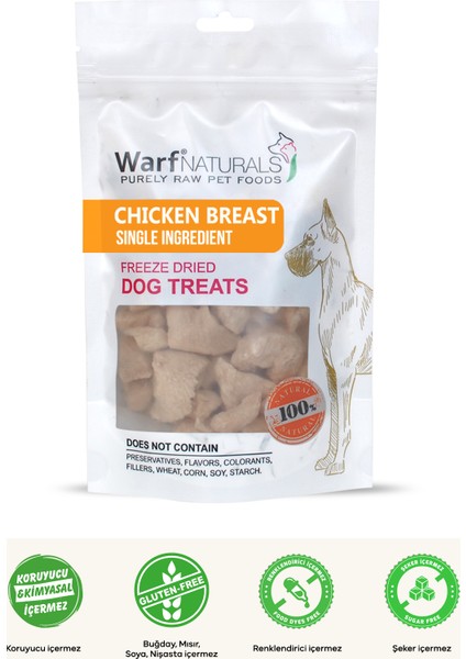 Freeze Dried Köpek Ödül Maması - Tavuk Göğüs