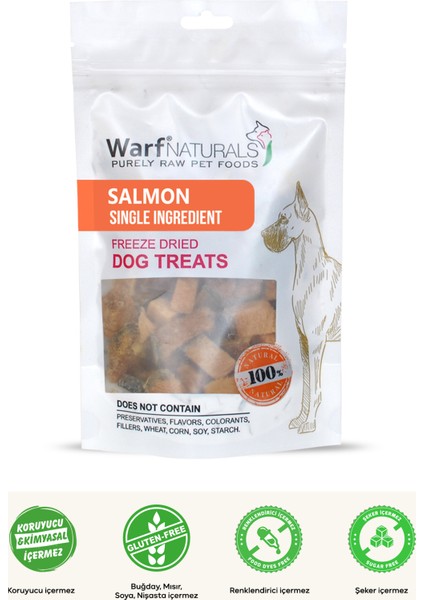 Freeze Dried Köpek Ödül Maması - Somon